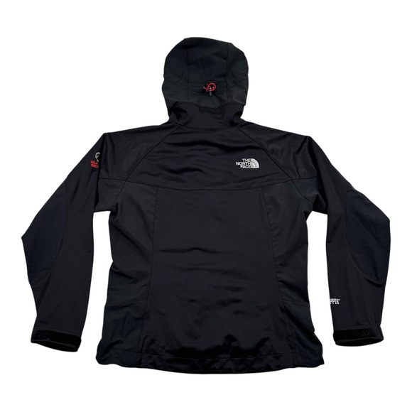 The North Face Jacket Womens Small Black Summit Windstopper Hooded Softshell - Picture 2 of 9